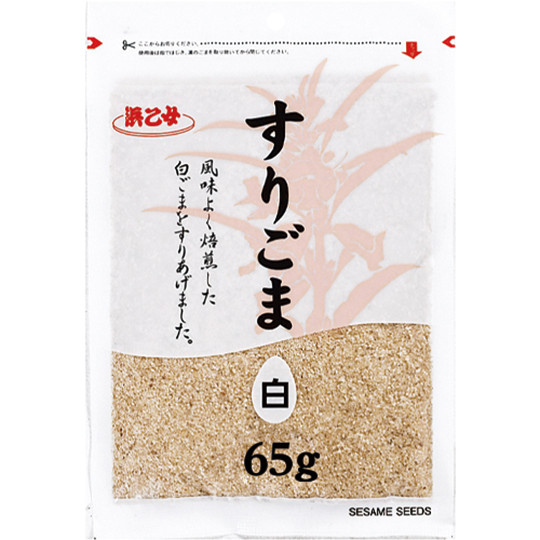 白すりごま65g　チャック袋