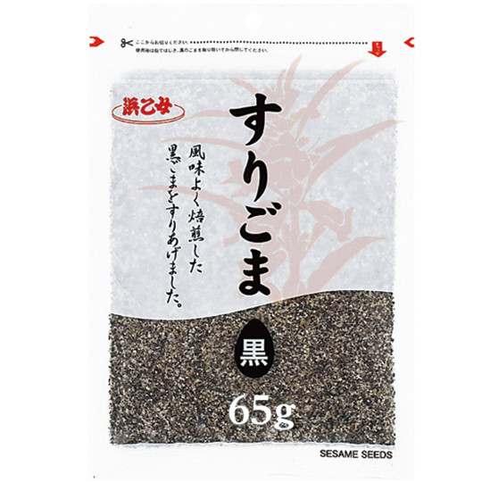 黒すりごま65g　チャック袋