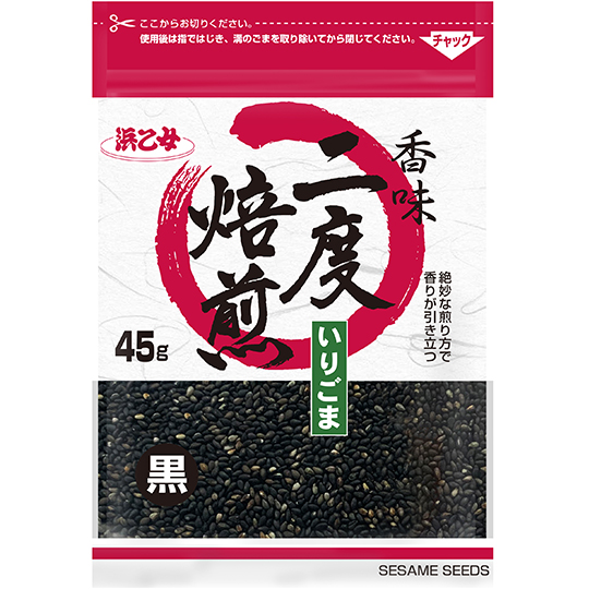 香味二度焙煎　黒いりごま　45g