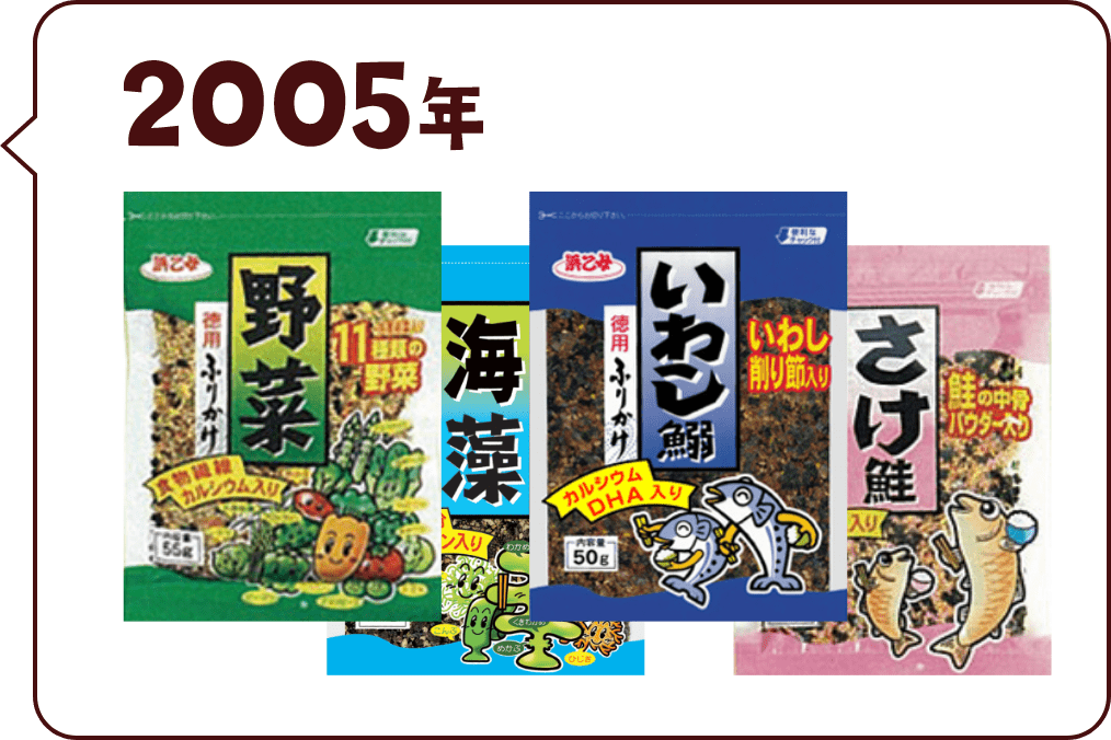 徳用シリーズの2005年販売開始時の商品イメージ